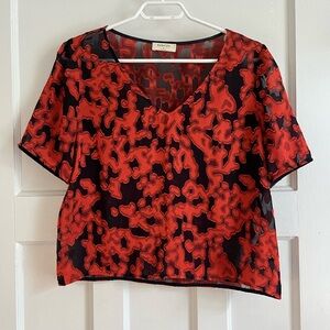 Babaton Deep orange and Navy burn out too